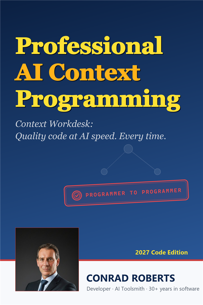 Professional AI Context Programming — 2027 Code Edition, door Conrad Roberts